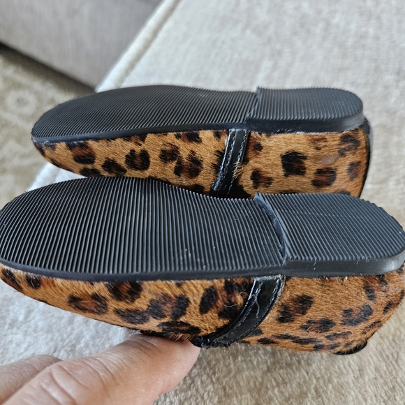Baby GAP Cheetah Print Toddler Dress Shoes Ballet Flats Size 4 NWOT - Picture 7 of 12